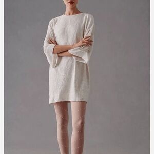 Anthropologie Sequin Shirt Dress